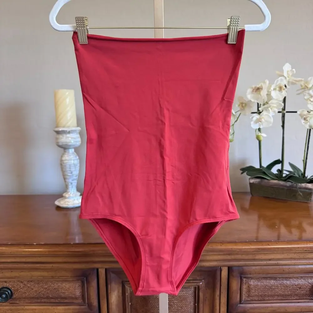 SKIMS Classic Swim Convertible One Piece Swimsuit Terra Size Small NWOT